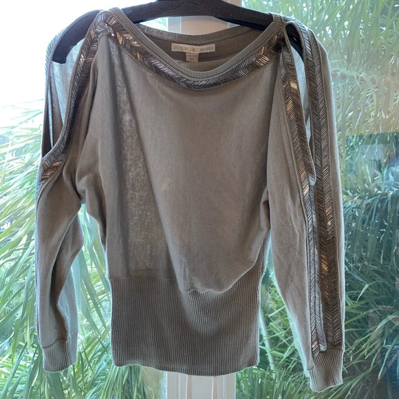 Boston Proper Embellished Sweater - Picture 2 of 10